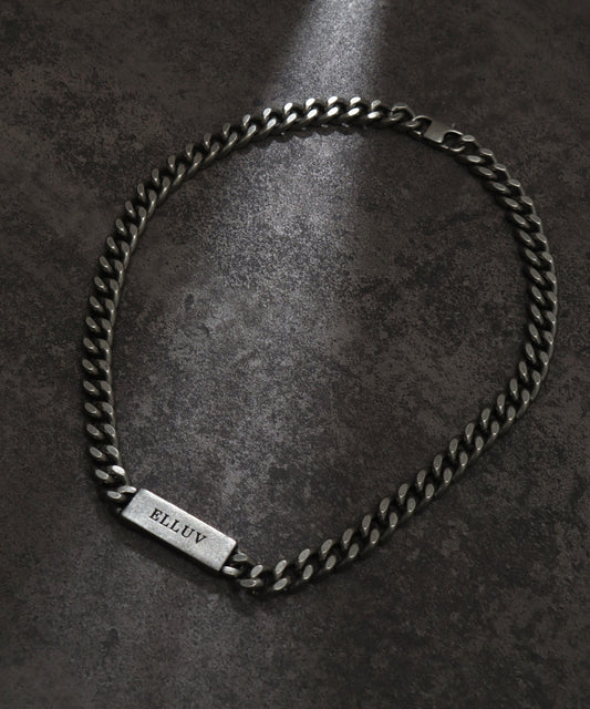 【Art re A】ELLUV LOGO刻印不鏽鋼鍊條項鍊