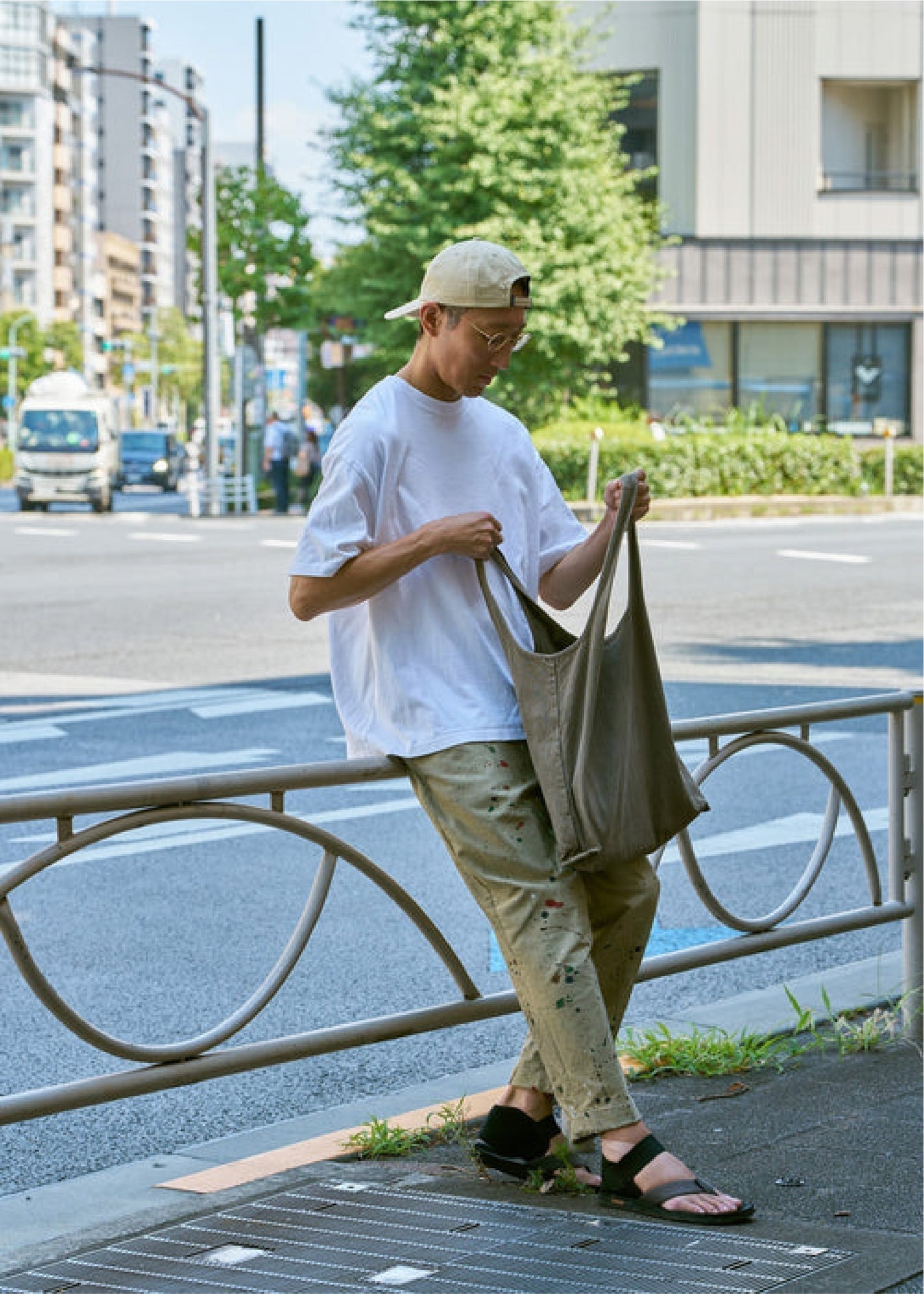 【レザーバッグ REN】Metro carry Logwood 京黑染都市肩背包 / NATURE DYE