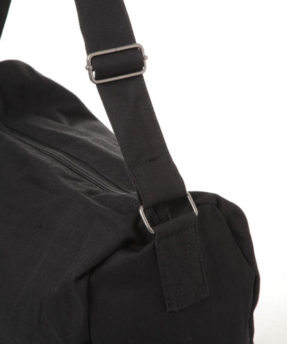 【LAKOLE】極簡帆布筒型肩斜背包 大容量