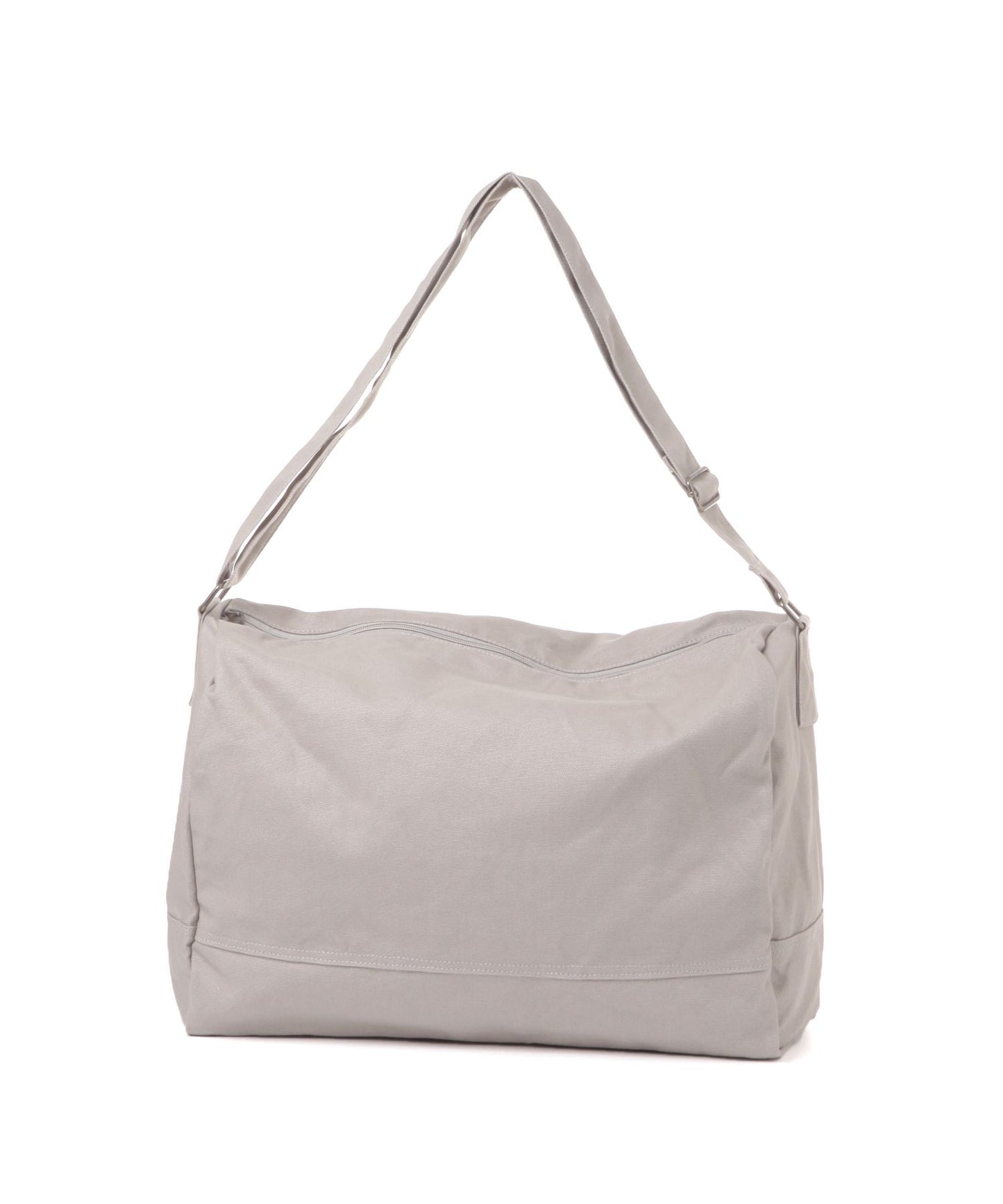 【LAKOLE】極簡帆布筒型肩斜背包 大容量