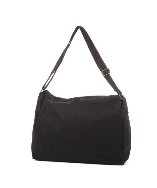 【LAKOLE】極簡帆布筒型肩斜背包 大容量