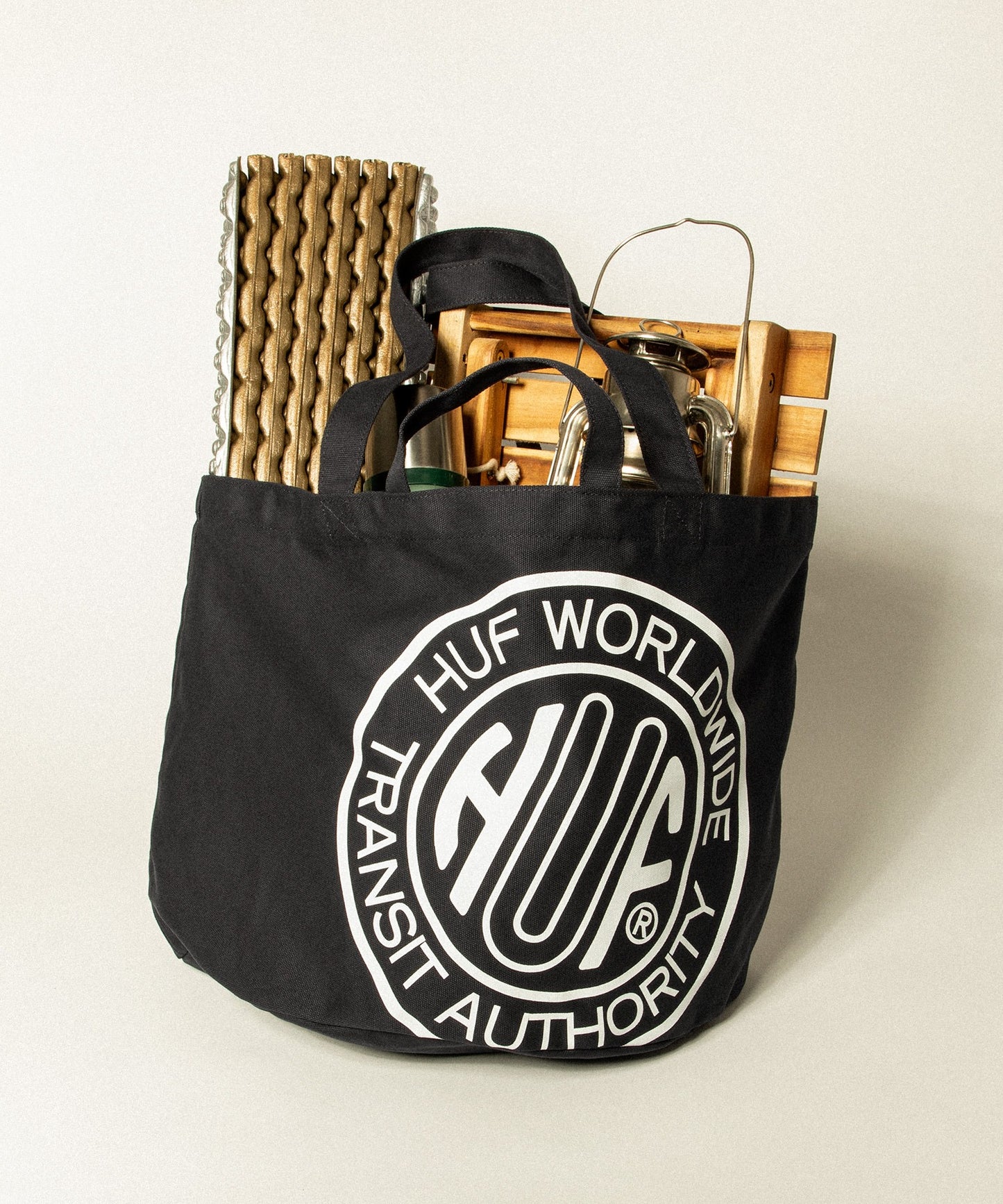 【HUF】 TOKEN藝術印花托特包 帆布包  大容量