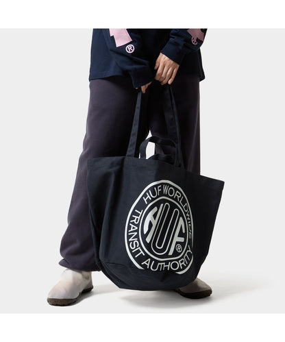 【HUF】 TOKEN藝術印花托特包 帆布包  大容量