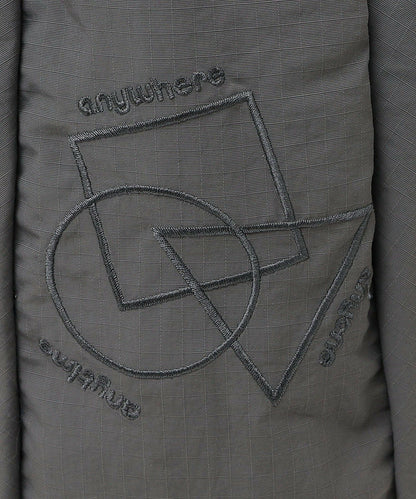 【SHIPS】SHIPS any系列 防撕裂尼龍前開拉鏈 半月型斜背包