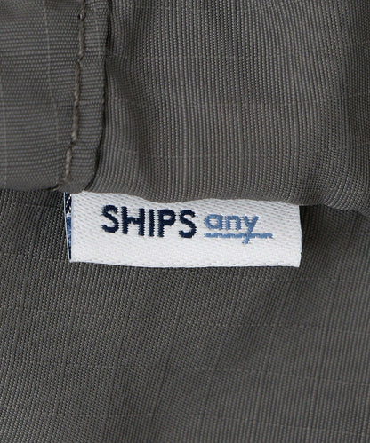 【SHIPS】SHIPS any系列 防撕裂尼龍前開拉鏈 半月型斜背包