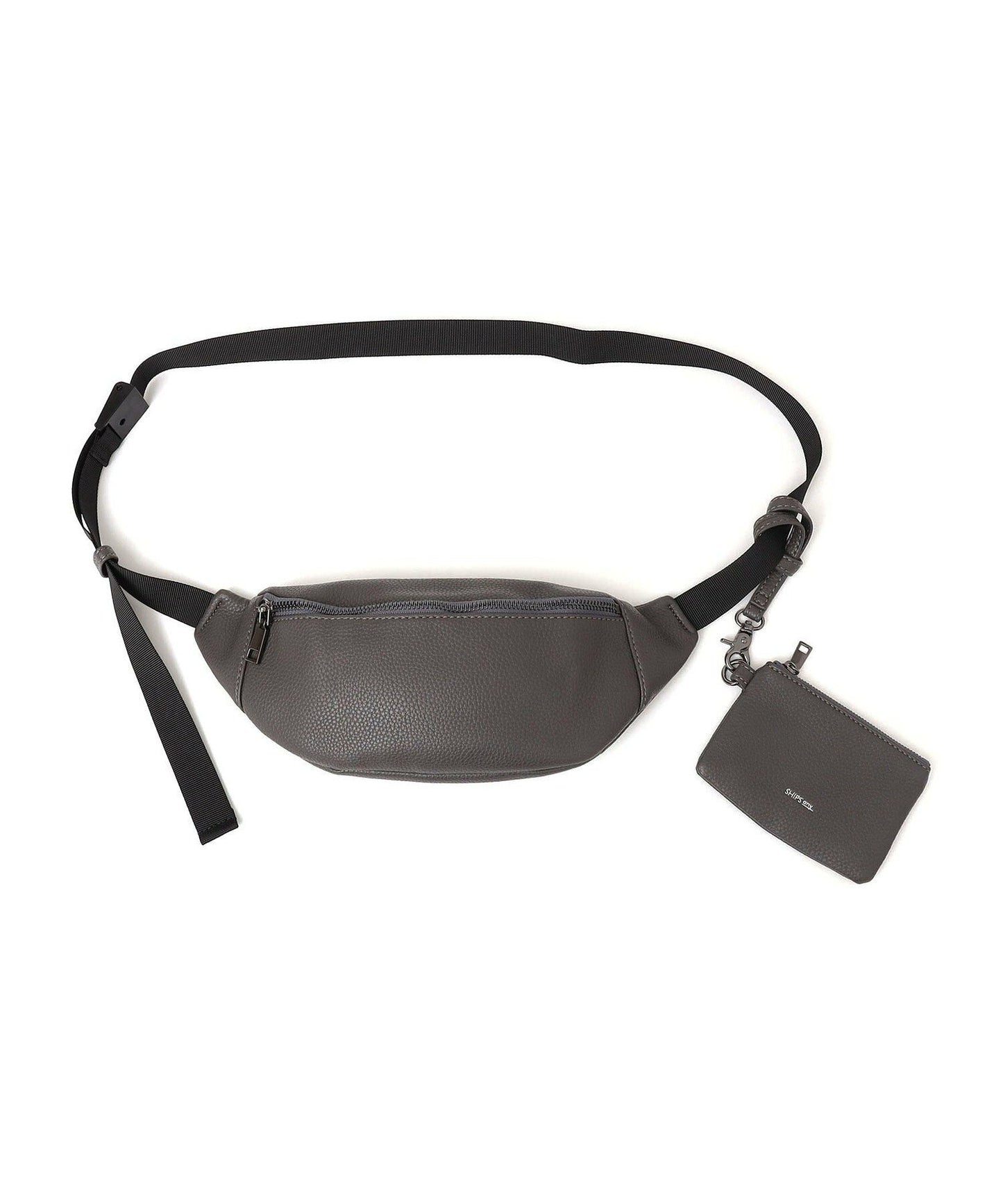 【SHIPS】SHIPS any系列 成熟質感床革胸包 腰包 斜背包(附卡片夾)