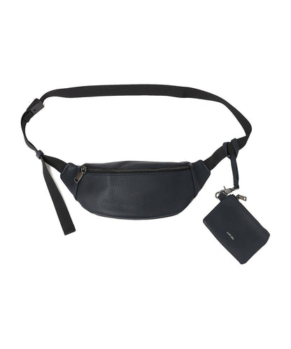 【SHIPS】SHIPS any系列 成熟質感床革胸包 腰包 斜背包(附卡片夾)