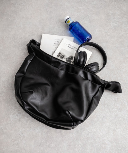 【Rocky Monroe】PU皮革大容量肩背包