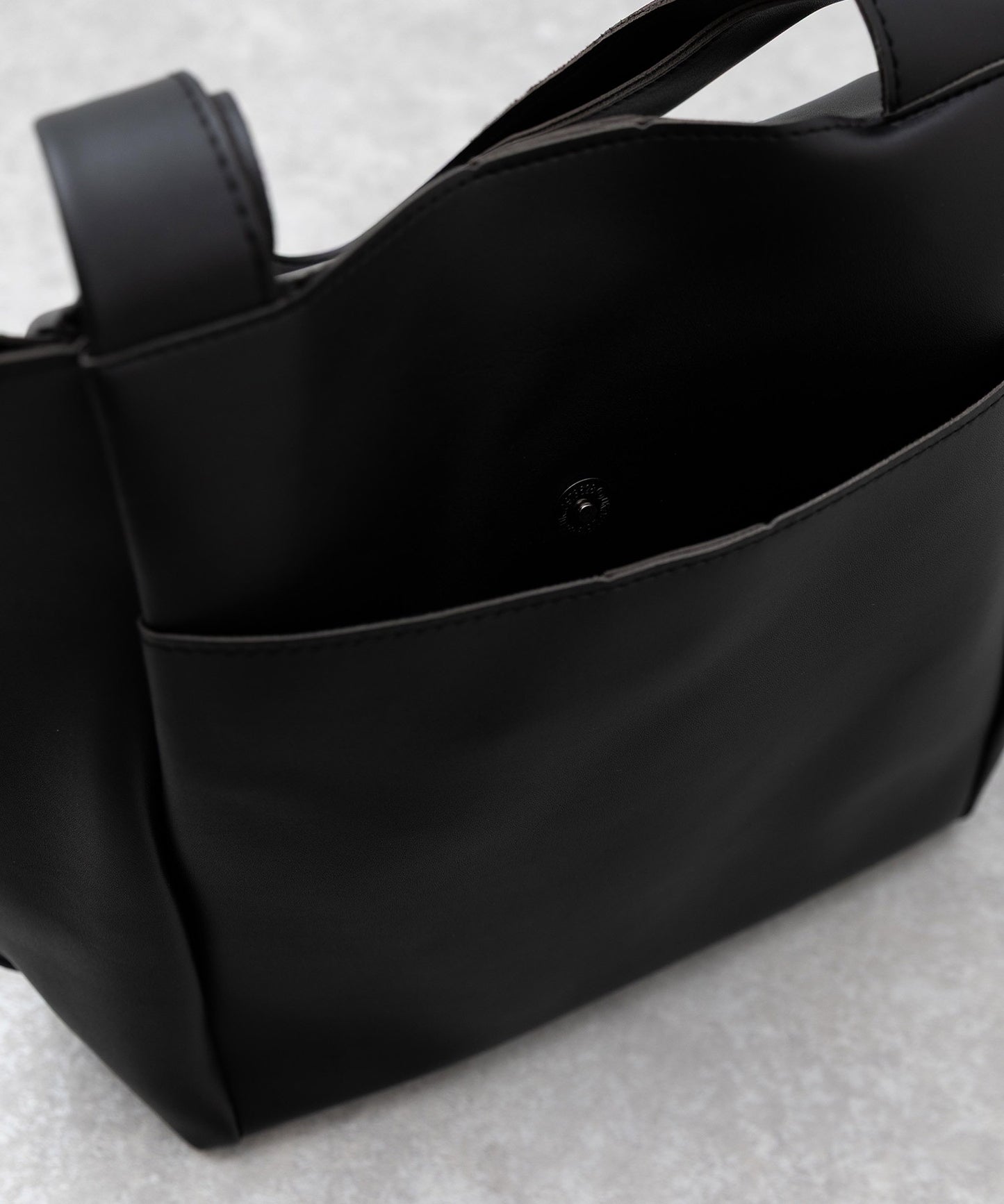 【Rocky Monroe】PU皮革 單肩托特包＋收納小包套裝