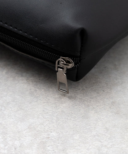 【Rocky Monroe】PU皮革 單肩托特包＋收納小包套裝