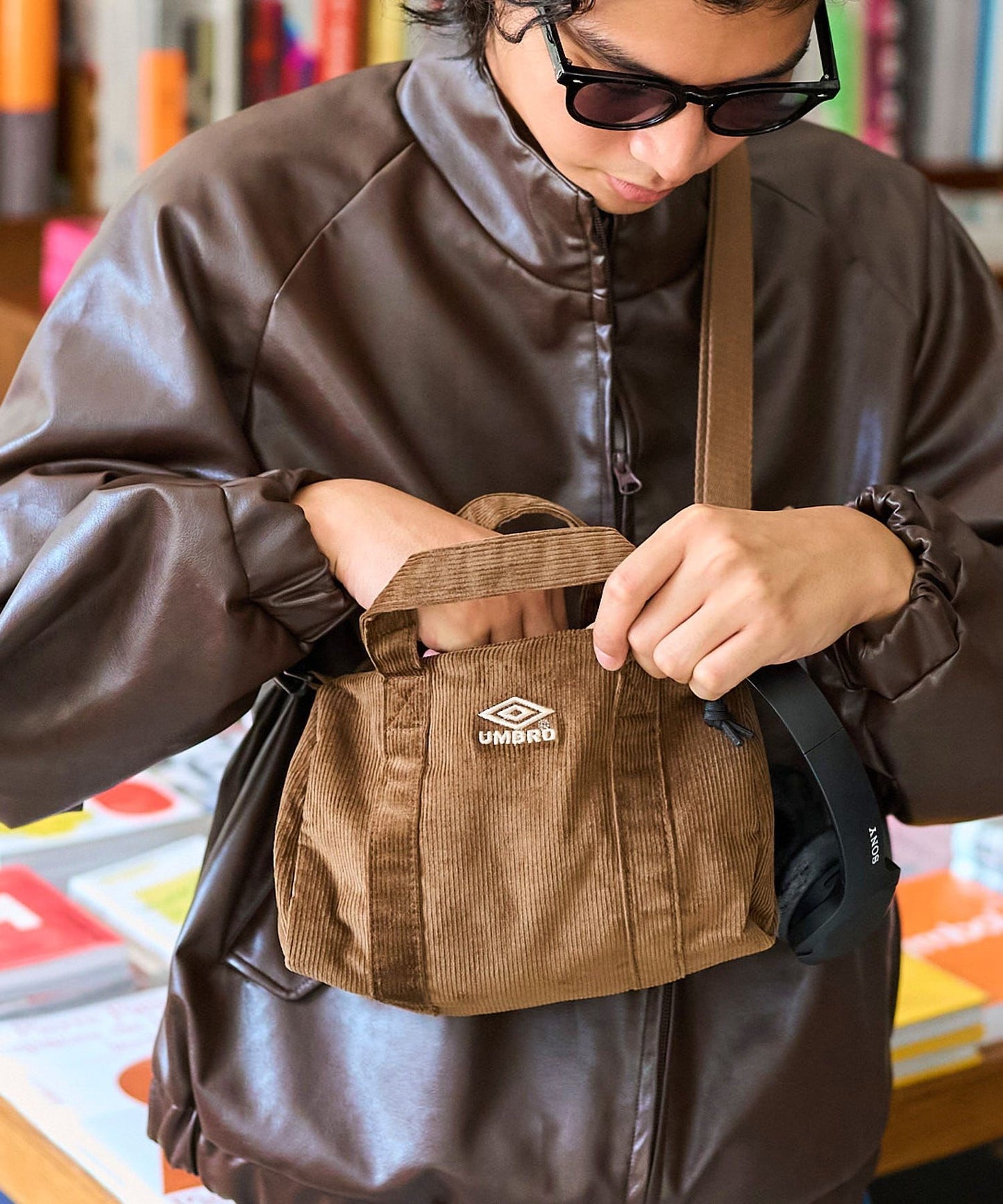 【FREAK’S STORE】UMBRO 燈芯絨迷你波士頓包