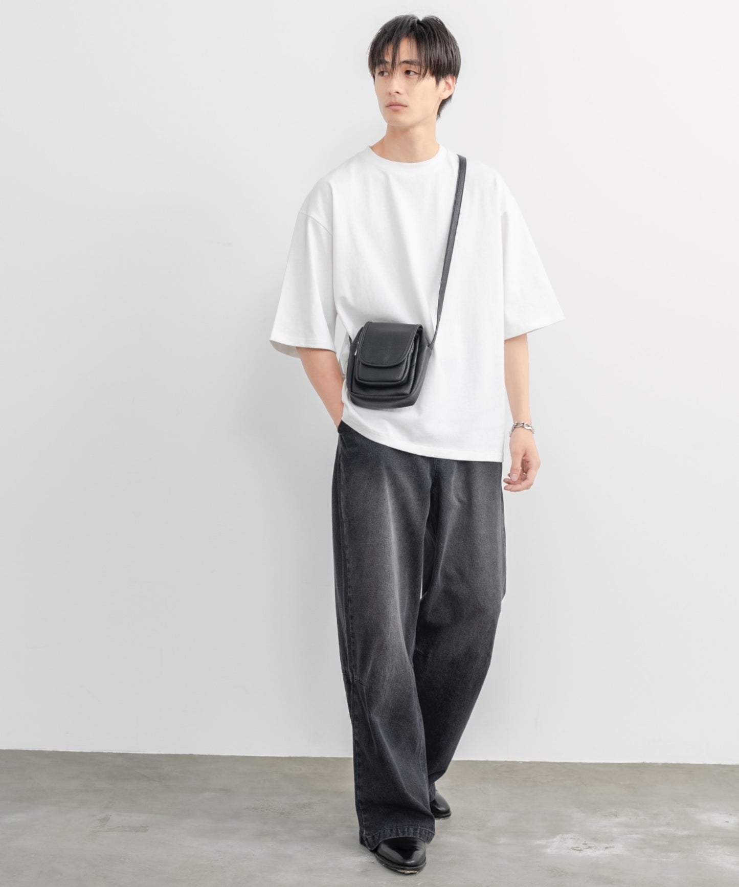 【SINSS】 極簡PU皮革迷你肩背包