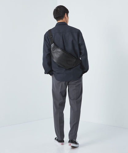 【GLR】多功能真皮胸包 腰包 斜背包