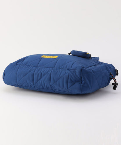 【FREAK’S STORE】KiU 方格絎縫多功能黑色托特包