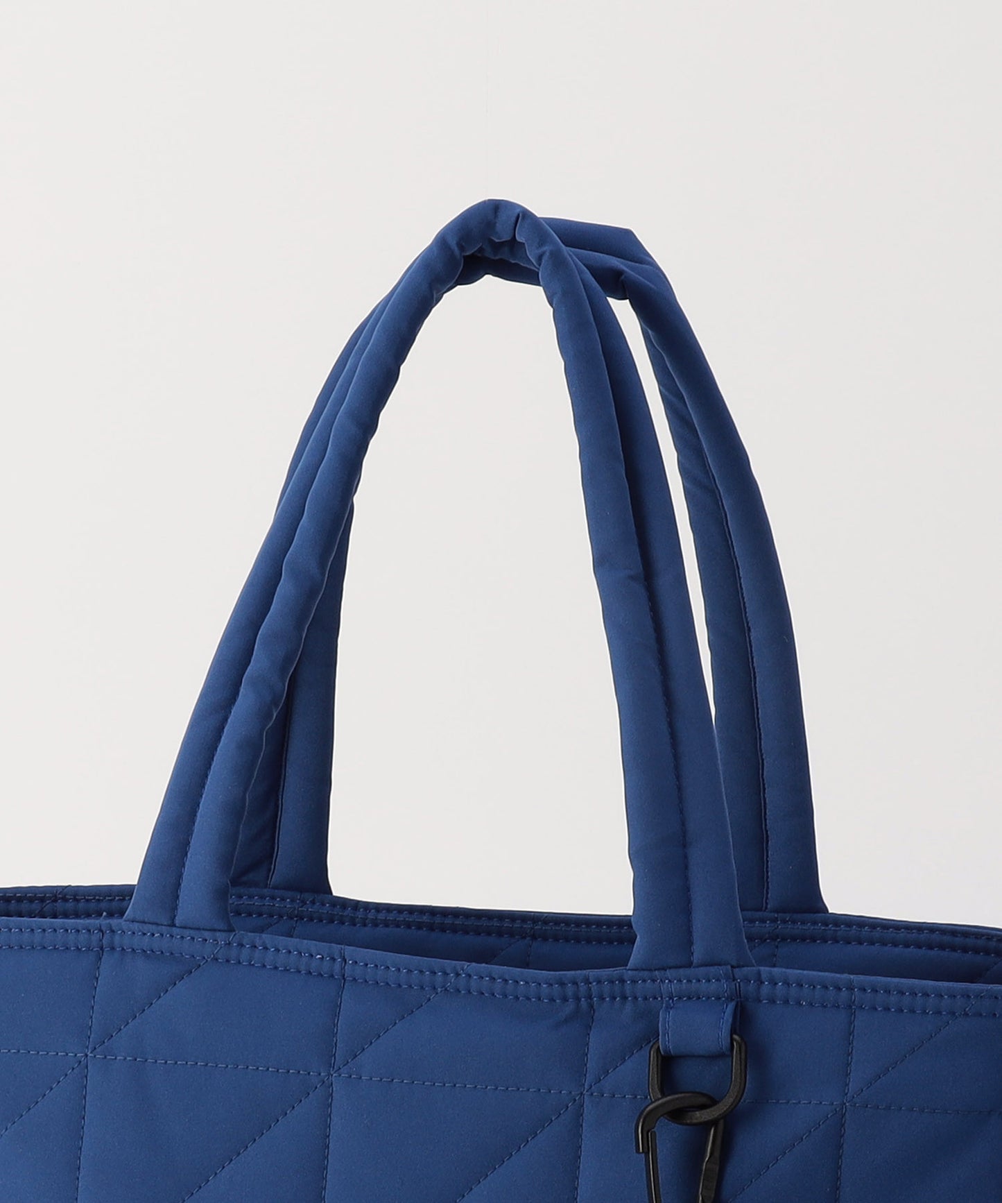 【FREAK’S STORE】KiU 方格絎縫多功能黑色托特包