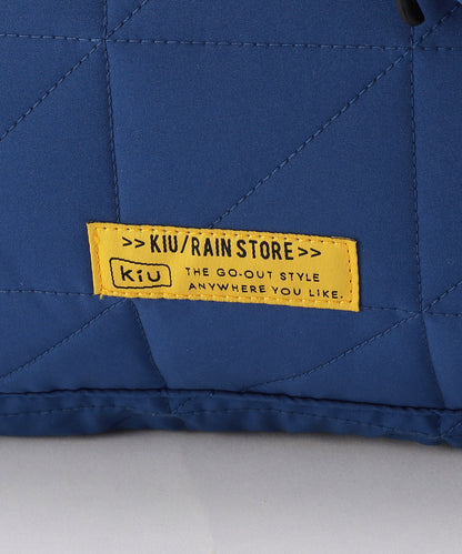 【FREAK’S STORE】KiU 方格絎縫多功能黑色托特包