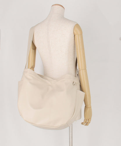 【FREAK’S STORE】仿皮革質感復古郵差包