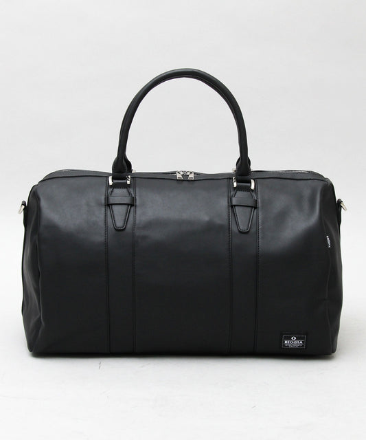 【A.M.S.】REGiSTA聯名 PU皮革成熟風波士頓包