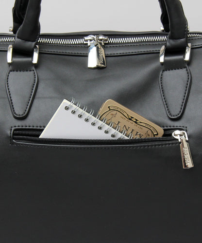 【A.M.S.】REGiSTA聯名 PU皮革成熟風波士頓包