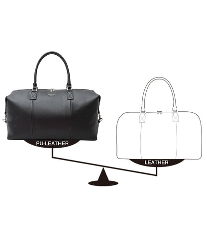 【A.M.S.】REGiSTA聯名 大容量防潑水摩洛哥皮旅行波士頓包