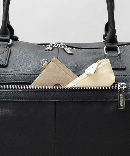 【A.M.S.】REGiSTA聯名 大容量防潑水摩洛哥皮旅行波士頓包