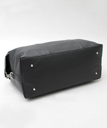 【A.M.S.】REGiSTA聯名 大容量防潑水摩洛哥皮旅行波士頓包