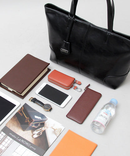 【A.M.S.】REGiSTA聯名 牛床革真皮精緻商務托特包