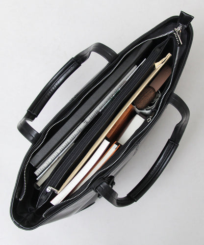 【A.M.S.】REGiSTA聯名 牛床革真皮精緻商務托特包