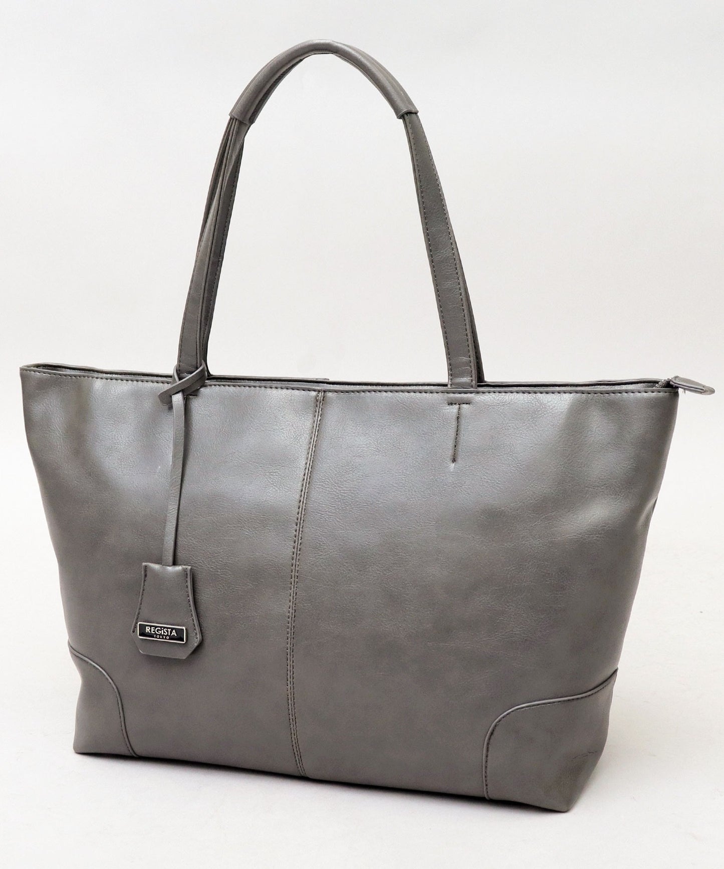 【A.M.S.】REGiSTA聯名 牛床革真皮精緻商務托特包