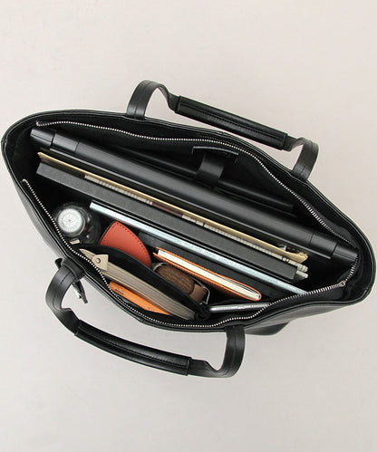 【A.M.S.】REGiSTA聯名 牛床革霧面質感真皮公事包 托特包