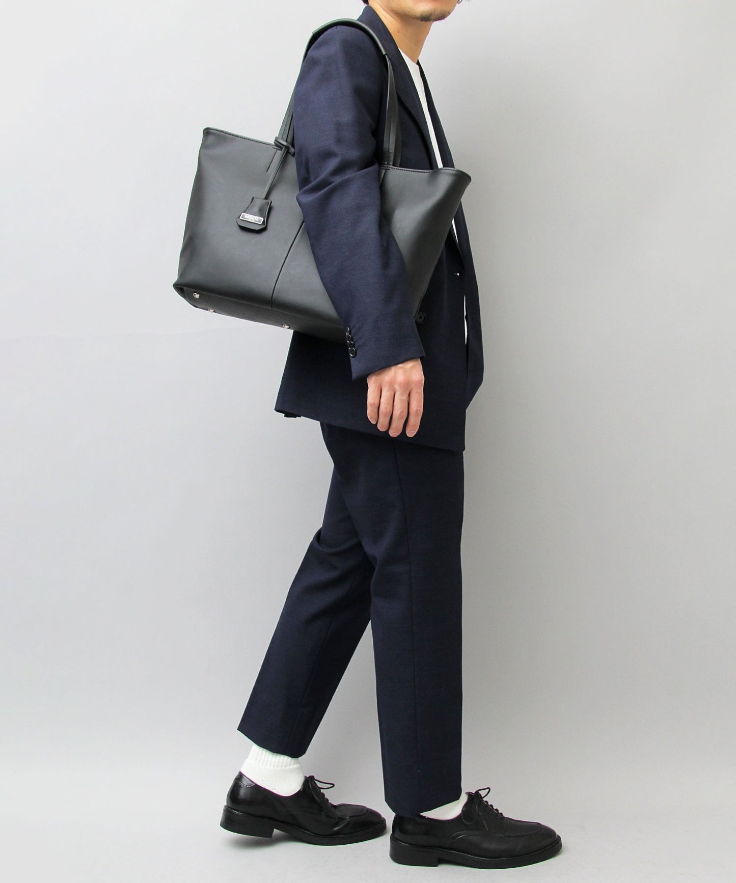 【A.M.S.】REGiSTA聯名 牛床革霧面質感真皮公事包 托特包