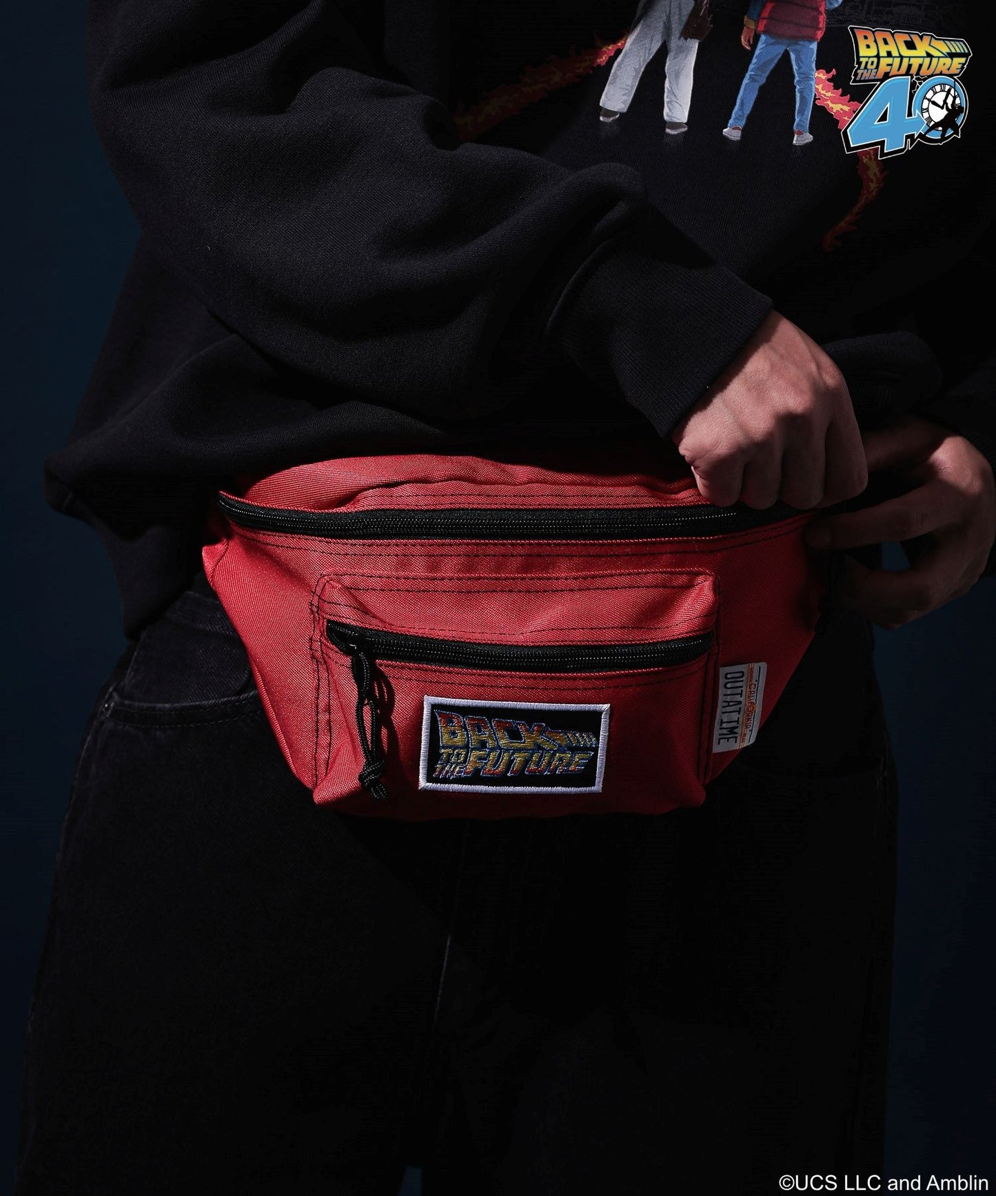 【niko and...】回到未來聯名款 刺繡腰包/胸包/斜背包