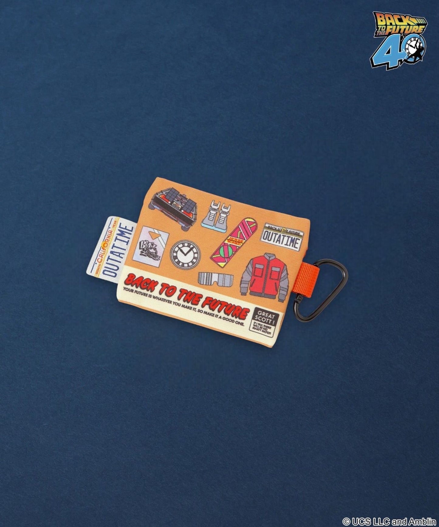 【niko and...】回到未來聯名款 插畫設計多用途零錢包