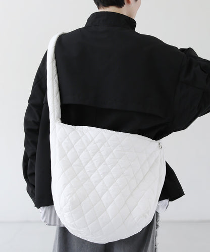 【ASTRONOMY】菱格紋絎縫超大肩背包 斜背包