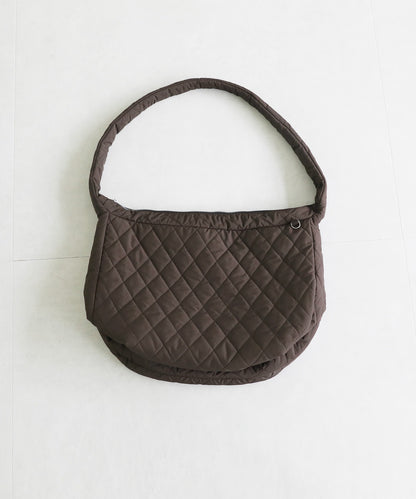 【ASTRONOMY】菱格紋絎縫超大肩背包 斜背包