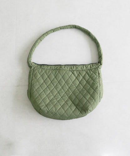 【ASTRONOMY】菱格紋絎縫超大肩背包 斜背包