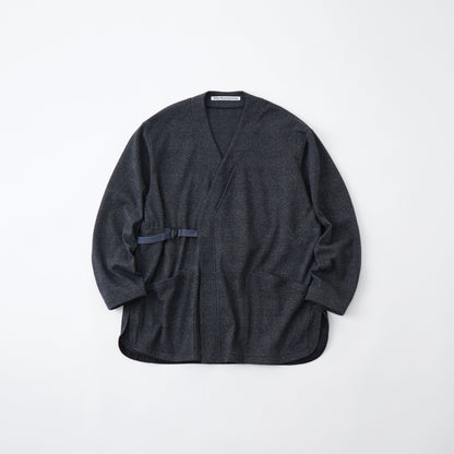 【Ｗhite Ｍountaineering】格紋和服襯衫外套