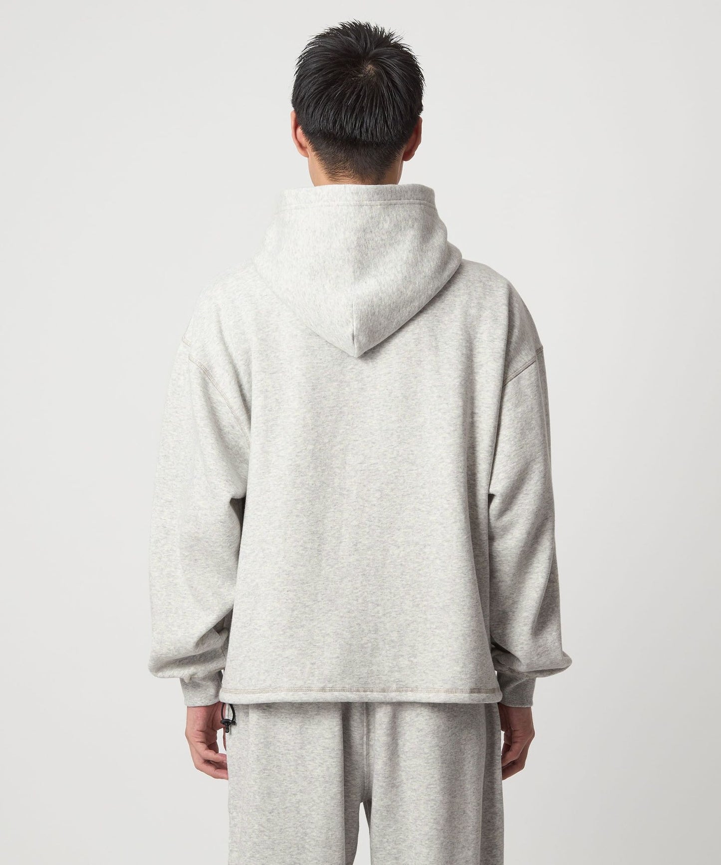 【GLR】縫線設計 保暖刷毛抽繩拉鍊連帽外套