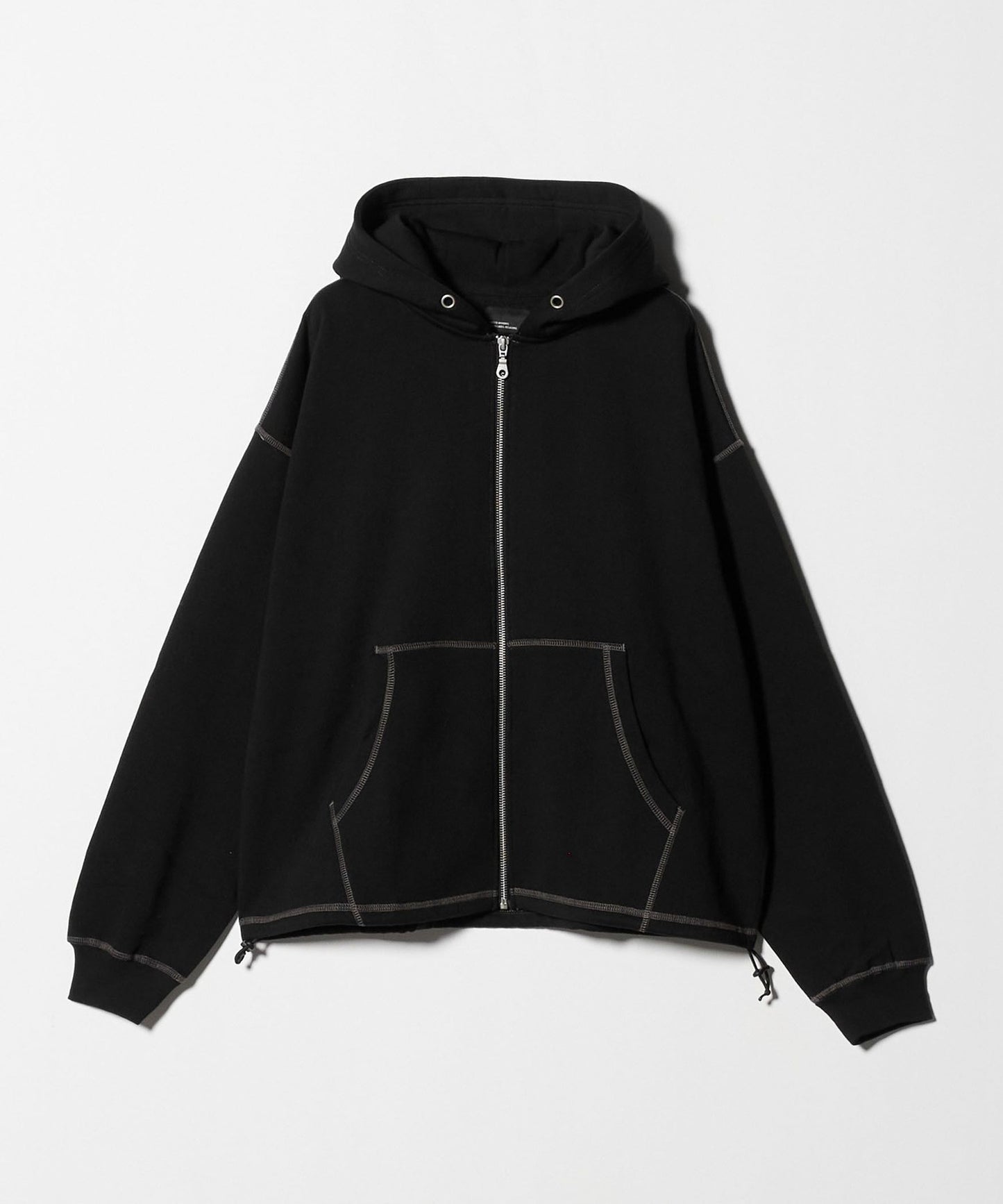 【GLR】縫線設計 保暖刷毛抽繩拉鍊連帽外套