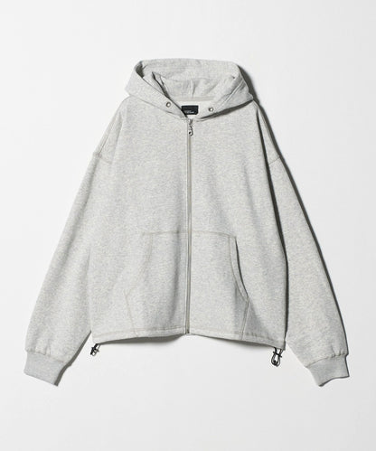 【GLR】縫線設計 保暖刷毛抽繩拉鍊連帽外套