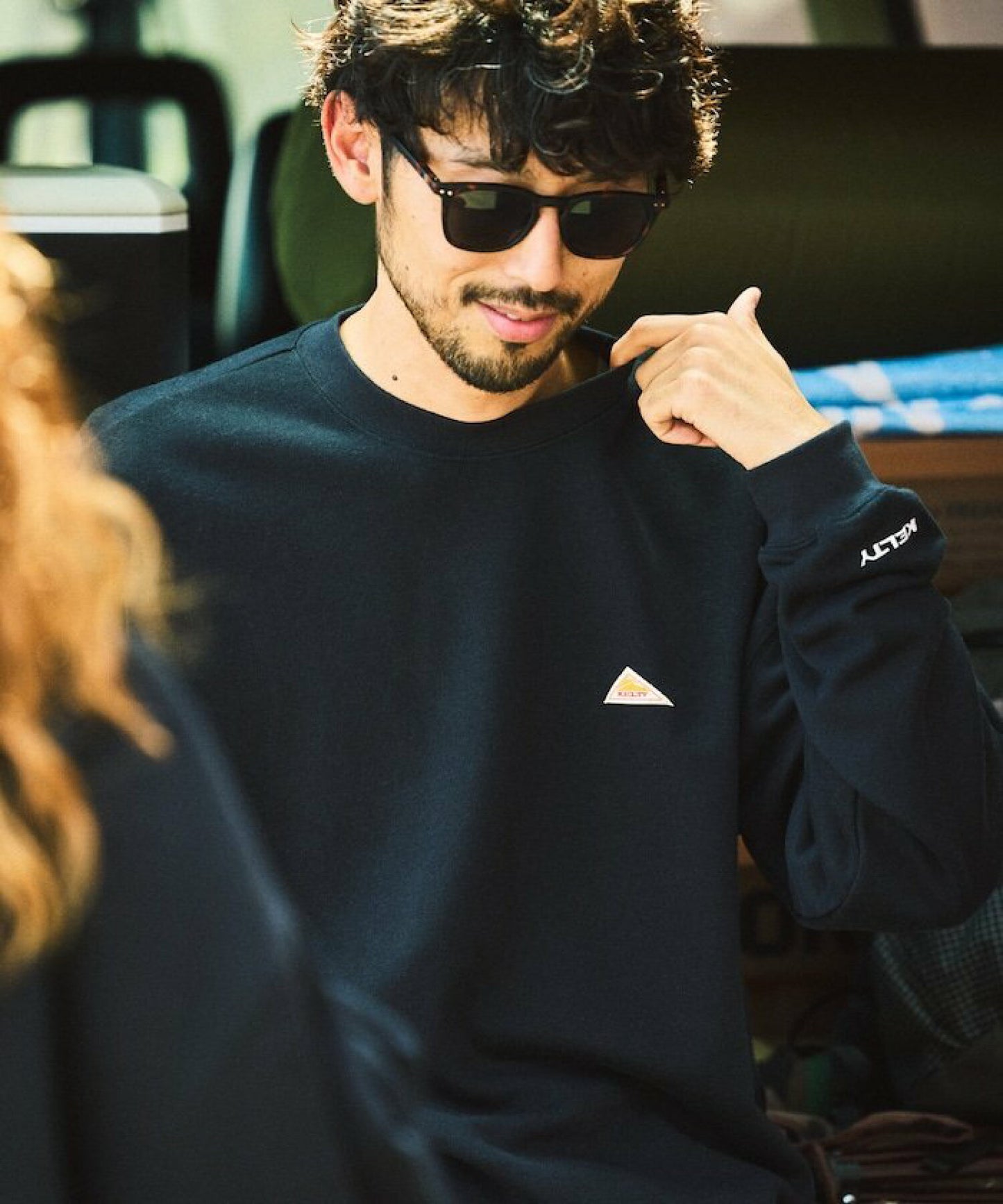 【KELTY×FREAK'S STORE限定】復古LOGO圓領棉T 長T