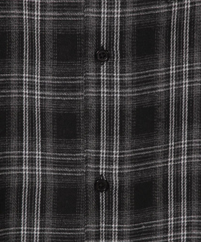 【LAKOLE】格紋連帽長袖襯衫