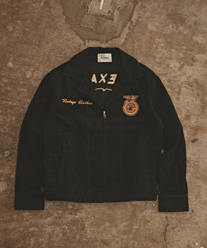 【ROOP TOKYO】ALL RUNS 刺繡拼布FFA燈芯絨夾克 外套