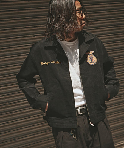 【ROOP TOKYO】ALL RUNS 刺繡拼布FFA燈芯絨夾克 外套