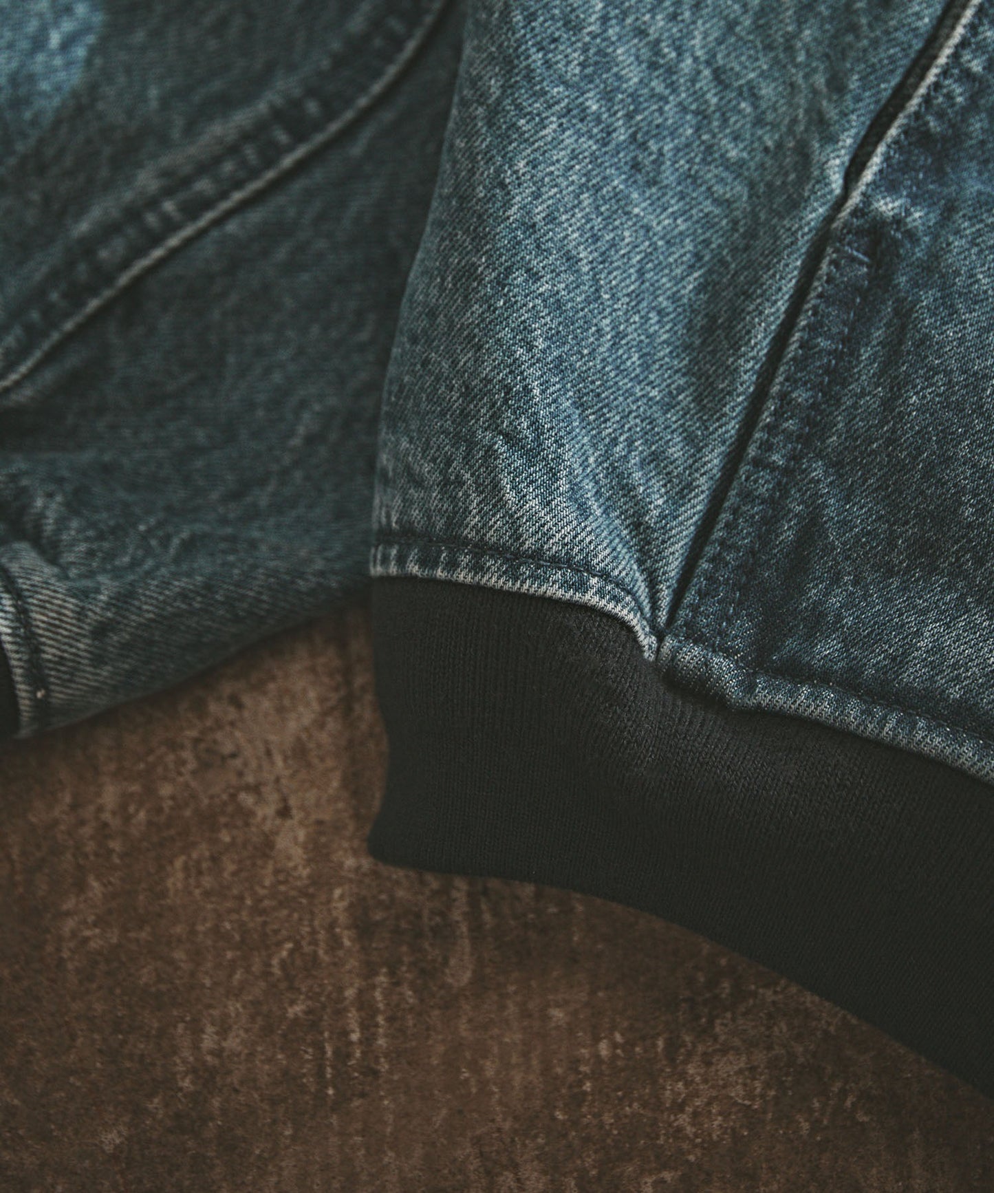 【ROOP TOKYO】ALL RUNS 復古仿舊寬版牛仔連帽外套