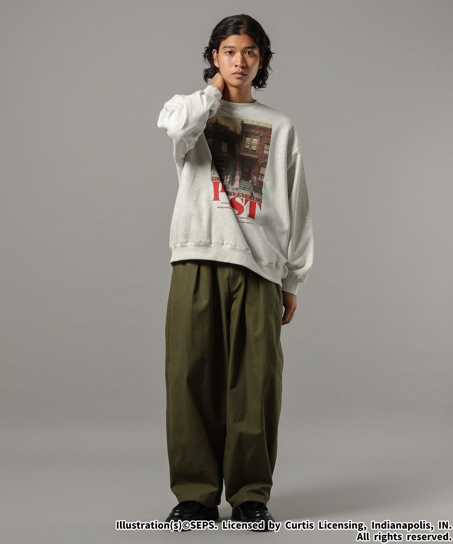 【RAGEBLUE】THE SATURDAY EVENING POST聯名印花大學T