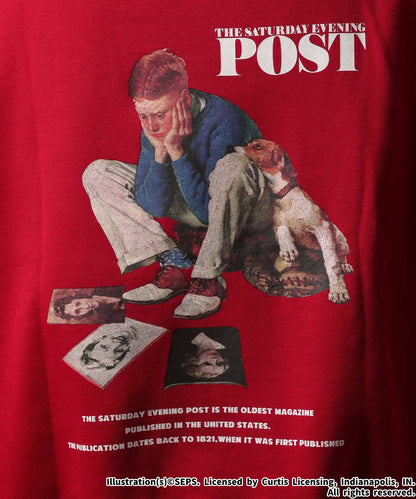 【RAGEBLUE】THE SATURDAY EVENING POST聯名印花大學T