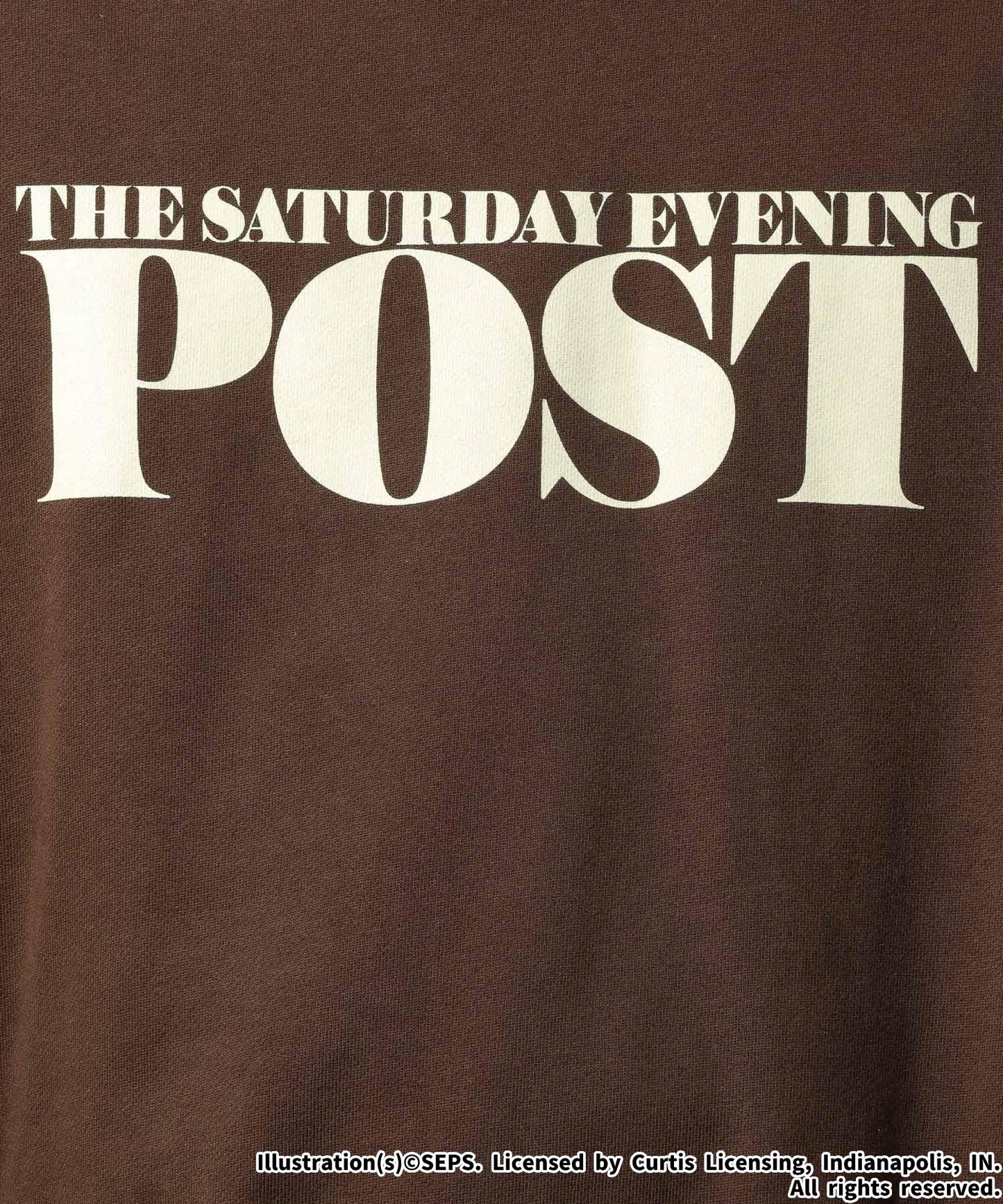 【RAGEBLUE】THE SATURDAY EVENING POST聯名印花大學T