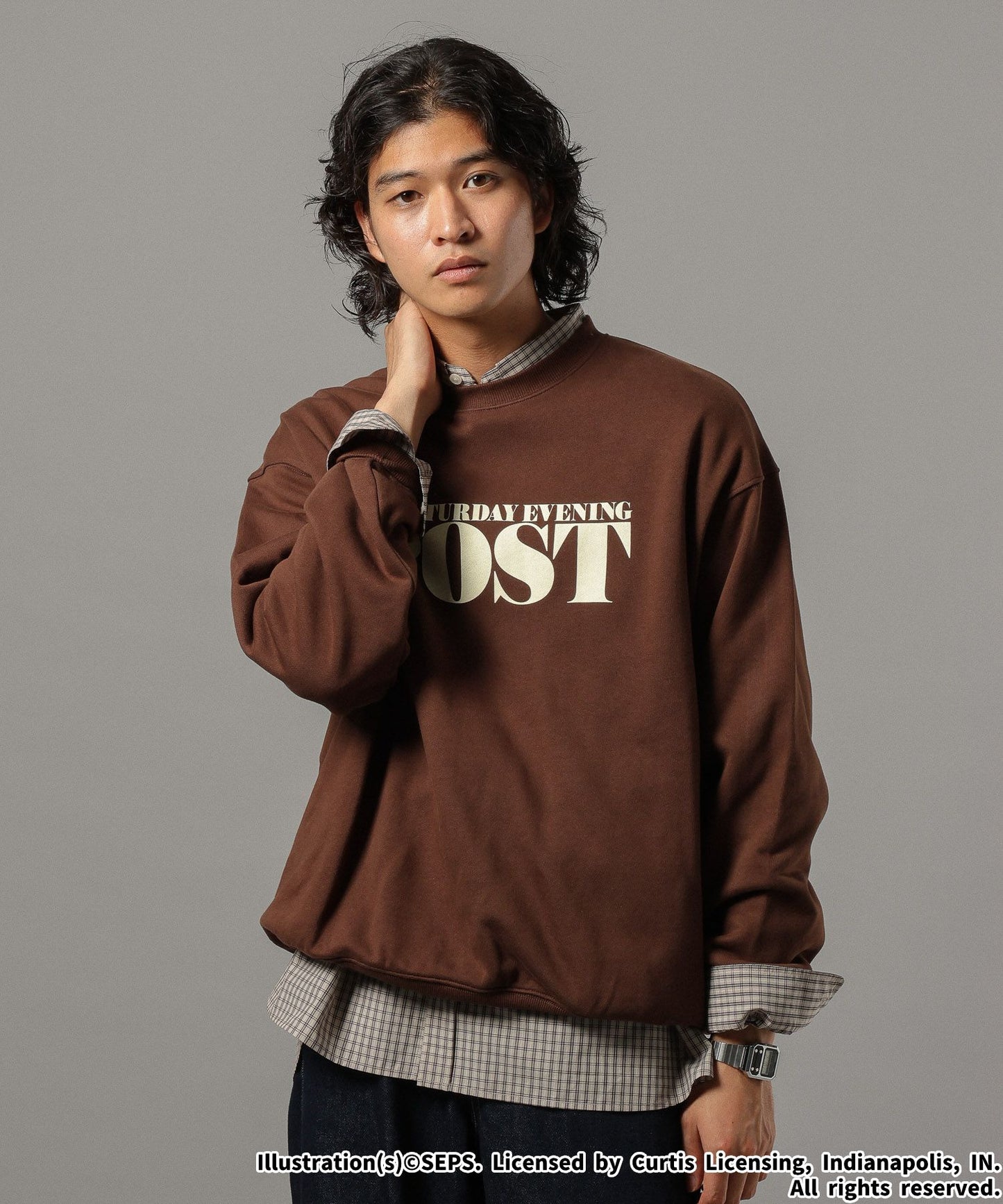 【RAGEBLUE】THE SATURDAY EVENING POST聯名印花大學T