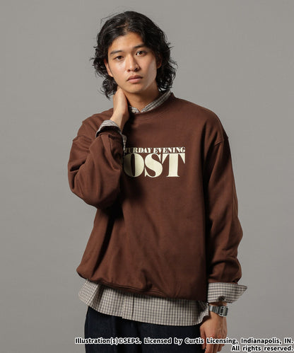 【RAGEBLUE】THE SATURDAY EVENING POST聯名印花大學T